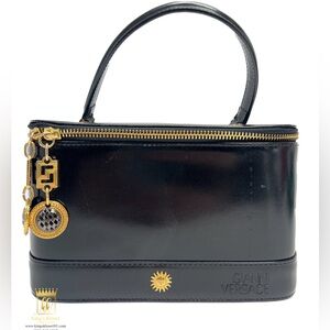Gianni Versace sunburst vintage box bag